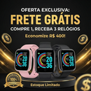 BLACK FRIDAY COMPRE 1 LEVE 3 Smartwatch - Relógio Inteligente Esportivo Bluetooth Android/iOS