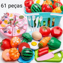 Conjunto de Comidas - Brinquedo de comidinhas divertidas para sua criança